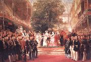 Henry Courtnay Selous The Opening Ceremony of the Great Exhibition,I May 1851 oil on canvas
